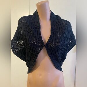 Alice + Olivia Checkerboard Crochet sweater